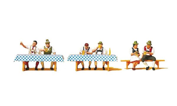 1/87 Oktoberfest Figürleri 6 Adet, Preiser 10447