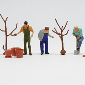 1/87 Ağaç Diken İnsan Figürleri 6 Adet, Preiser 10466