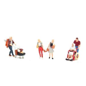 1/87 Seyahat Eden İnsan Figürleri 6 Adet, Preiser 10470
