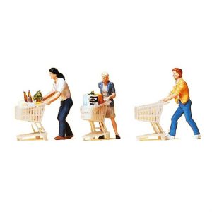 1/87 Market Müşterisi Figürleri 6 Adet, Preiser 10488