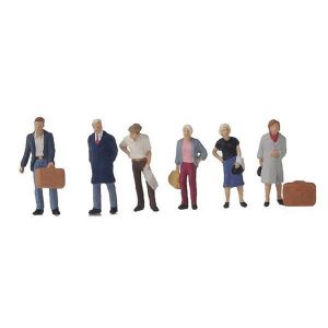 1/87 Oturan Yolcu Figürleri 6 Adet, Preiser 10504