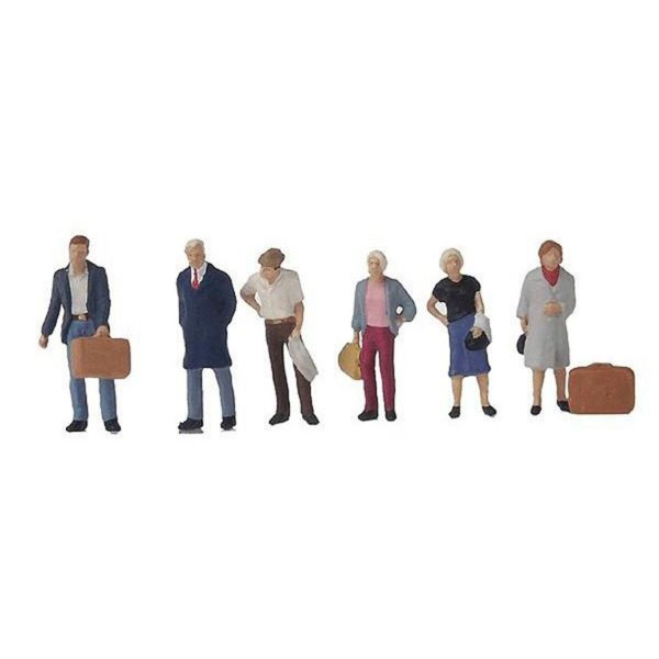 1/87 Oturan Yolcu Figürleri 6 Adet, Preiser 10504