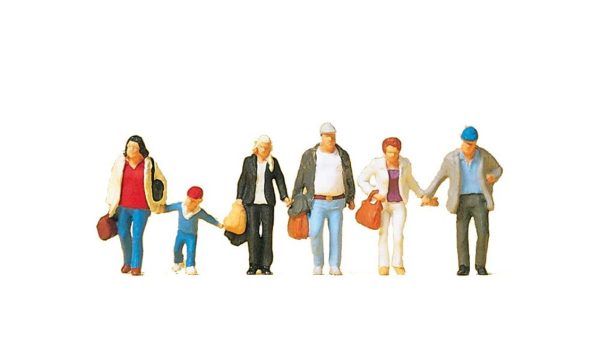 1/87 Yolcu Çift Figürleri 6 Adet, Preiser 10516