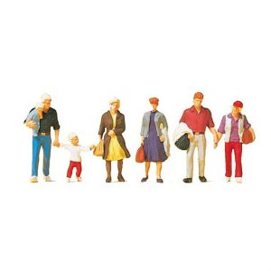 1/87 Seyahat Eden Çift Figürleri 6 Adet, Preiser 10517