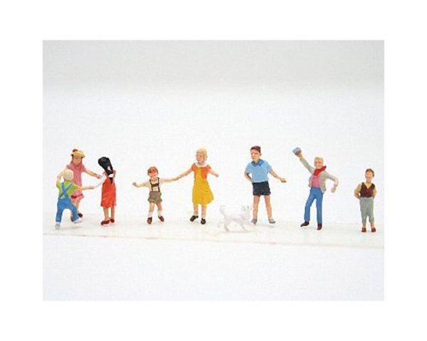 1/87 Oyun Oynayan Çocuk Figürleri 6 Adet, Preiser 10530