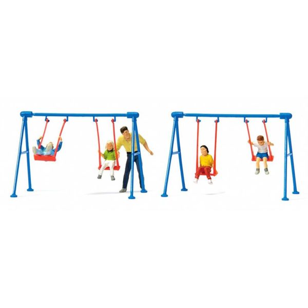 1/87 Salıncaktaki Çocuk Figürleri 6 Adet, Preiser 10630