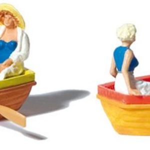 1/87 Kürekçi ve Sandal Figürleri 6 Adet, Preiser 10686