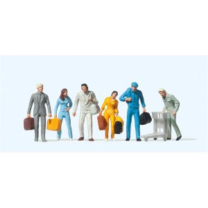 1/87 Yürüyen Turistler Figürleri 6 Adet, Preiser 14000