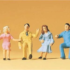 1/87 Otomobil Sürücüsü Figürleri 6 Adet, Preiser 14015
