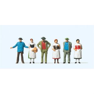 1/87 Pazarcılar Figürleri 6 Adet, Preiser 14048