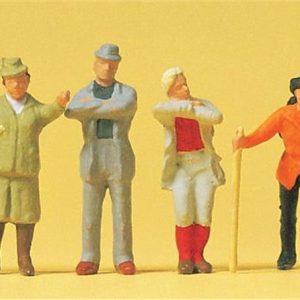 1/87 Bastonlu İnsan Figürleri 6 Adet, Preiser 14077