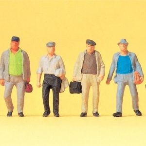 1/87 Trene Giden Yolcu Figürleri 6 Adet, Preiser 14086