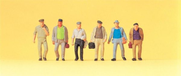 1/87 Trene Giden Yolcu Figürleri 6 Adet, Preiser 14086