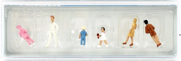 1/87 Bekleyen Çocuk Figürleri 6 Adet, Preiser 14126 - Görsel 2