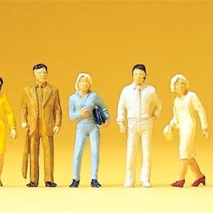 1/87 Ayakta Duran Yolcu Figürleri 6 Adet, Preiser 14135