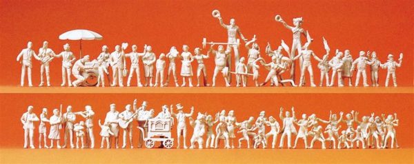 1/87 Festival Ziyaretçisi Figürleri 60 Adet, Preiser 16342