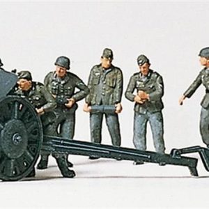 1/87 105 cm Obüs Personeli Figürleri 6 Adet, Preiser 16514