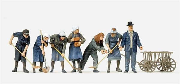 1/87 Kadın İnşaat İşçisi Figürleri 6 Adet, Preiser 16568