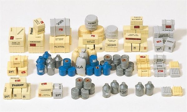 1/87 Kargo Aksesuarları Modelleri 90 Adet, Preiser 17100