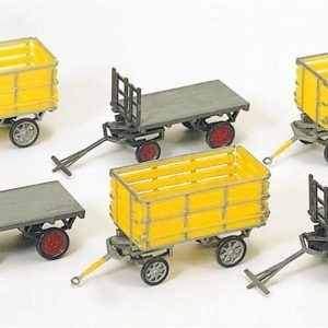 1/87 Eşya Taşıma Arabaları Modelleri 6 Adet, Preiser 17112