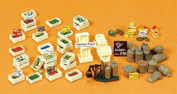 1/87 Meyve Kasaları Modelleri 40 Adet, Preiser 17501