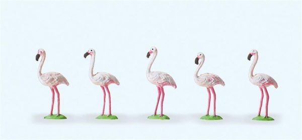 1/87 Flamingo Figürleri 5 Adet, Preiser 20372