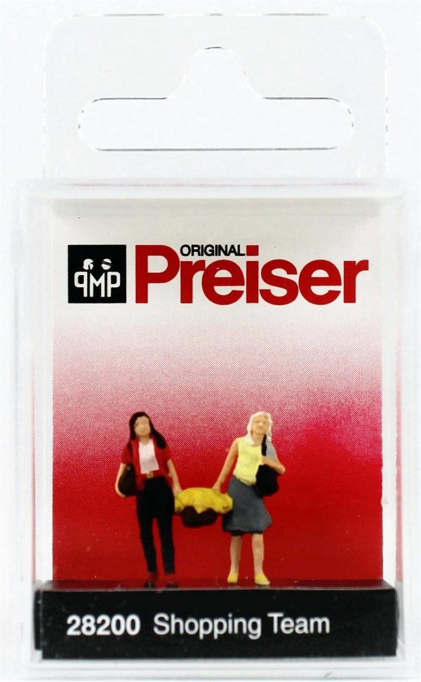 1/87 Alışveriş Yapan Kadınlar Figürleri, Preiser 28200 - Görsel 2