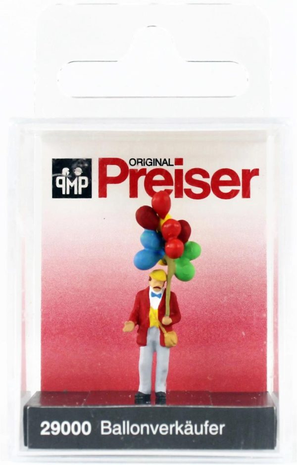 1/87 Baloncu ve Balonları Figürü, Preiser 29000 - Görsel 2