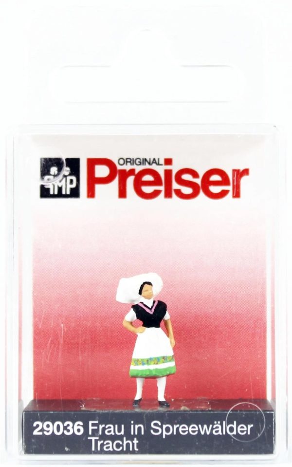 1/87 Panayır Kostümlü Kadın Figürü, Preiser 29036 - Görsel 2