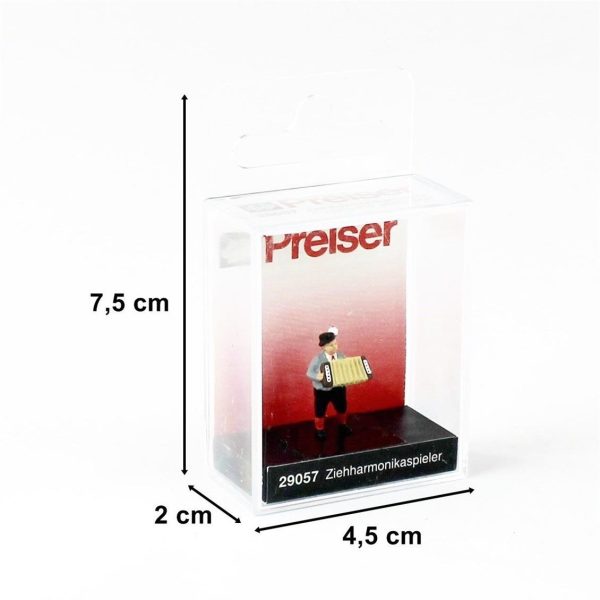 1/87 Akardeon Çalgıcısı Figürü, Preiser 29057 - Görsel 3