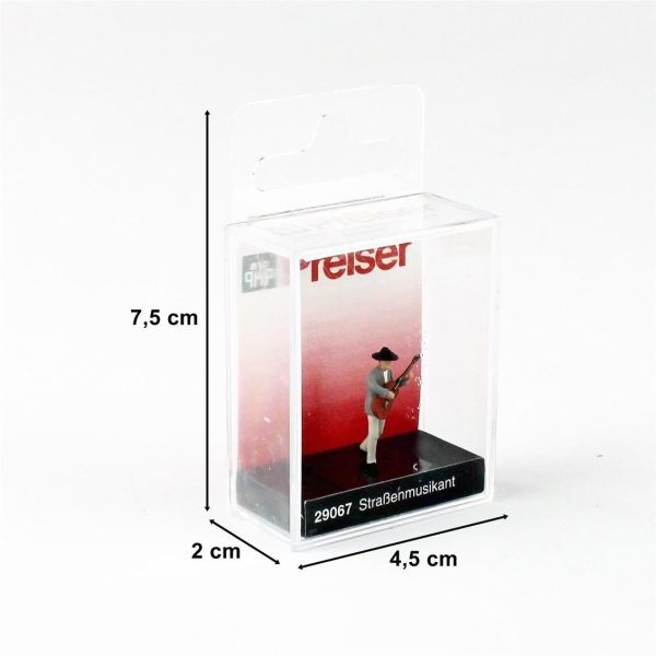 1/87 Sokak Gitaristi Figürü, Preiser 29067 - Görsel 3