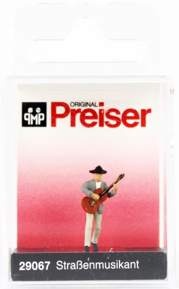 1/87 Sokak Gitaristi Figürü, Preiser 29067 - Görsel 2