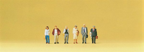 1/200 Yolcular-B Figürleri 6 Adet, Preiser 80913
