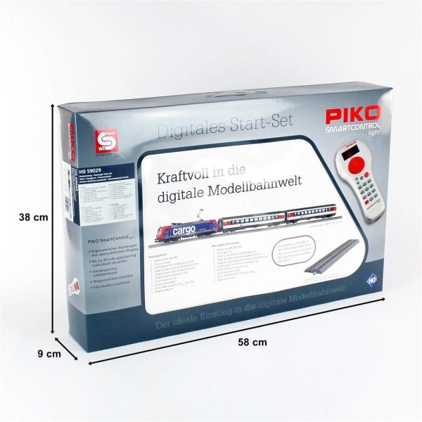 Psc Light S-Set Sbb Ec Re 484 + 3 Wg. A-Gleis & B VI, Piko 59029 - Görsel 5