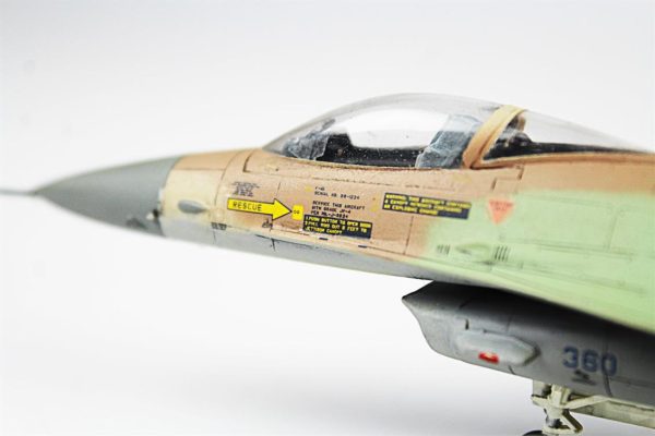1/72 F-16C Fighting Falcon Hazır Uçak Maketi - Görsel 6