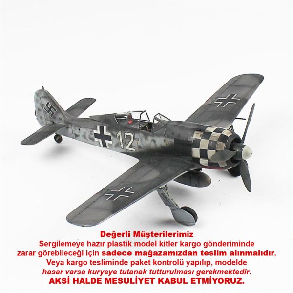 1/48 Focke-Wulf 190 F-8 Hazır Uçak Maketi