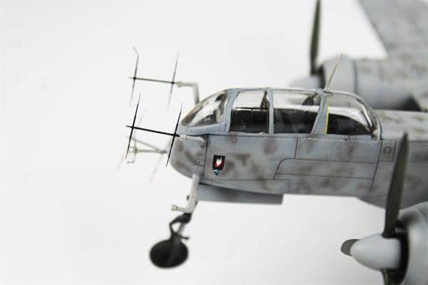 1/72 HE-219 Hazır Uçak Maketi - Görsel 6