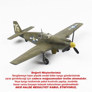 1/48 P-51C Mustang Hazır Uçak Maketi