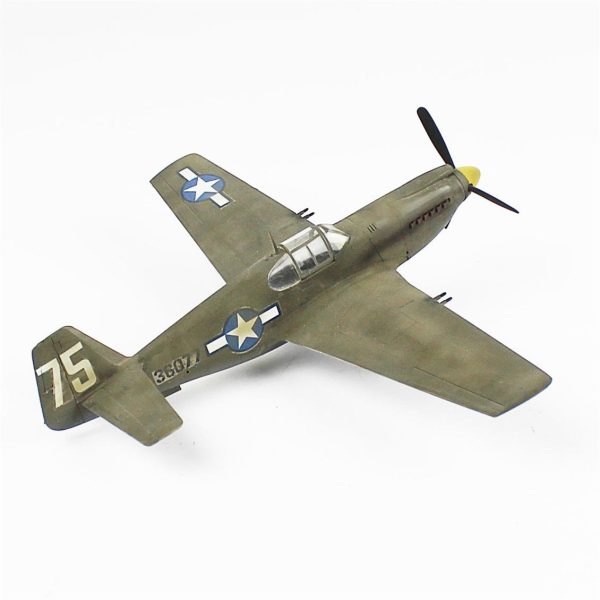 1/48 P-51C Mustang Hazır Uçak Maketi - Görsel 4
