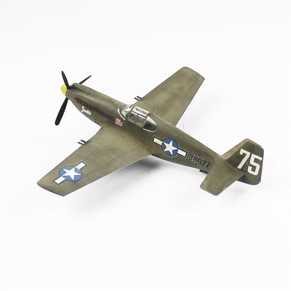 1/48 P-51C Mustang Hazır Uçak Maketi - Görsel 3