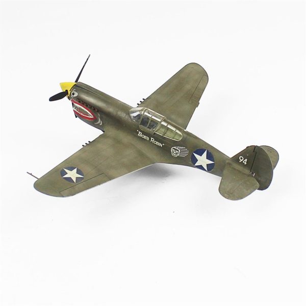 1/48 P-40C Warhawk Hazır Uçak Maketi - Görsel 3