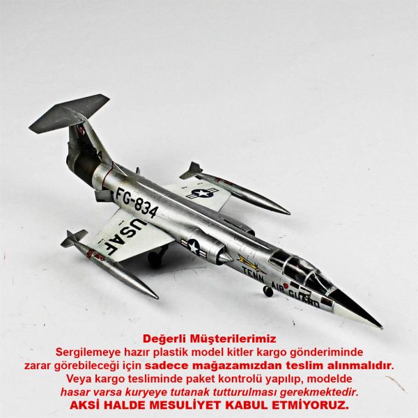 1/72 F-104C Starfighter Hazır Uçak Maketi