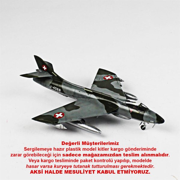 1/72 Hawker Hunter Hazır Uçak Maketi