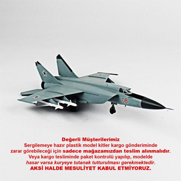 1/72 MIG-25 A Foxbot Hazır Uçak Maketi