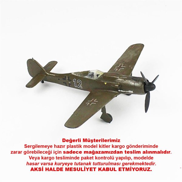 1/72 Focke-Wulf 190 D Hazır Uçak Maketi