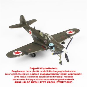 1/48 P-39A Aircobra Hazır Uçak Maketi