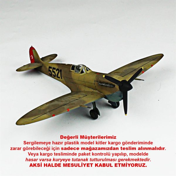 1/48 Spitfire Mk.V Hazır Uçak Maketi