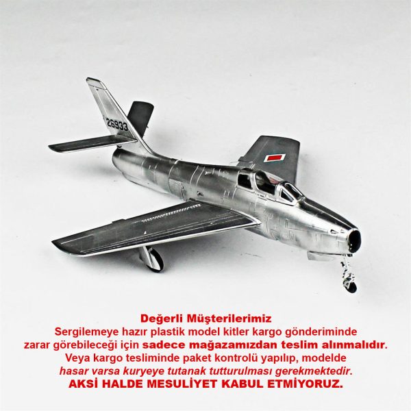 1/72 F-84F Thunderstreak Hazır Uçak Maketi