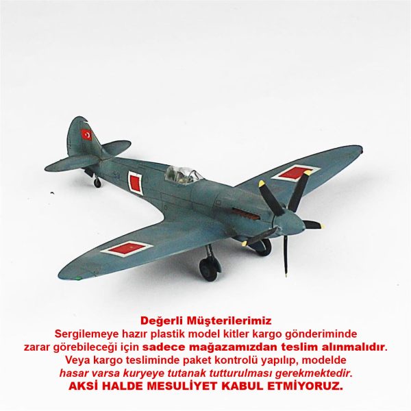 1/72 Spitfire Pru Hazır Uçak Maketi