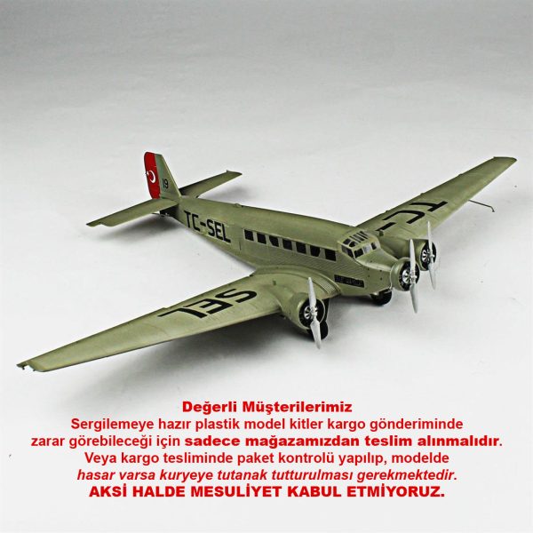 1/72 JU-52 Hazır Uçak Maketi